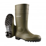 Galocha Prot S5 Cano Alto Verde/Preto N39 DUNLOP