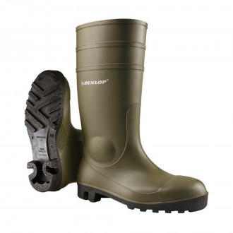 Galocha Prot S5 Cano ALTo Verde/Preto N40 DUNLOP