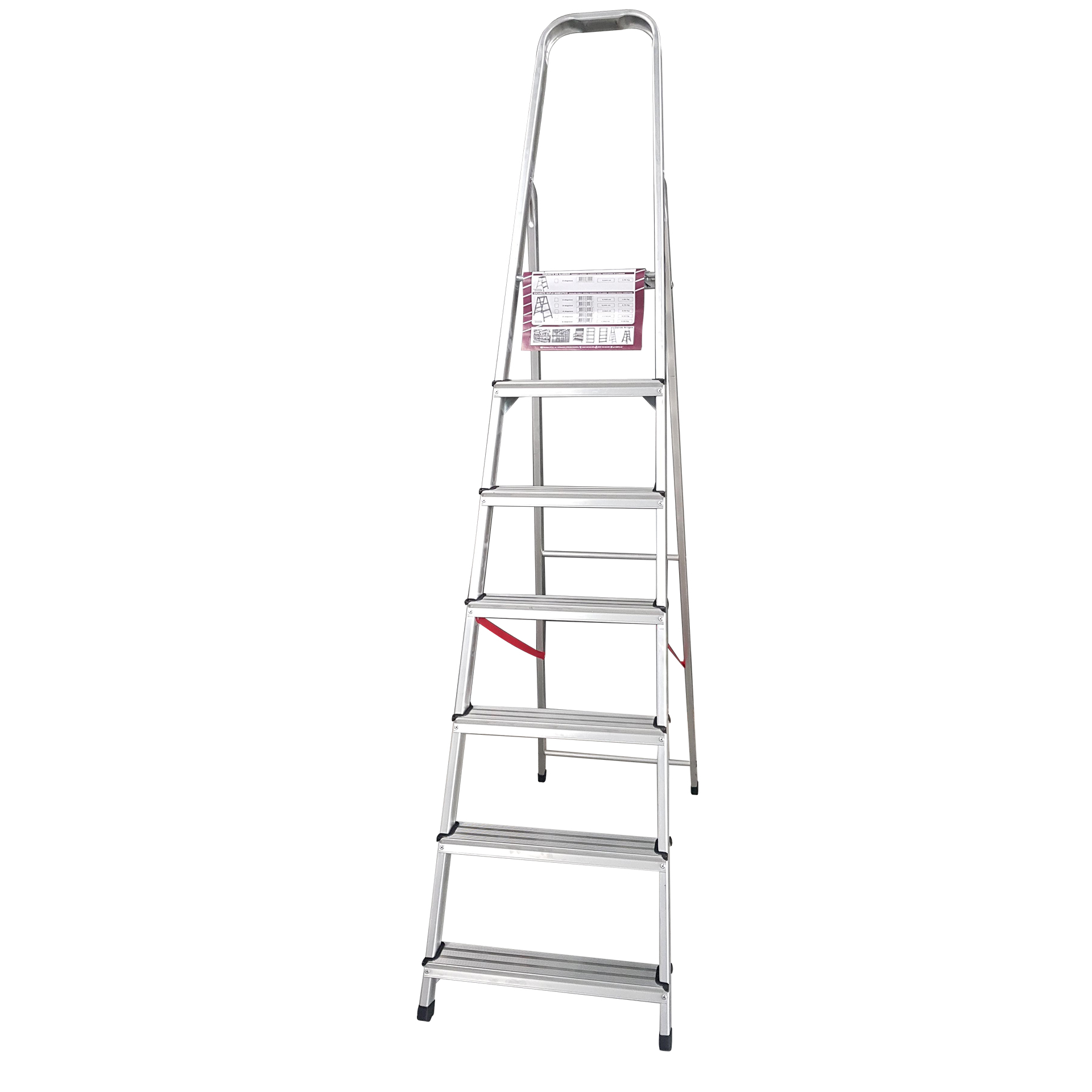 Escadote Alúminio 7 Degraus LITAN