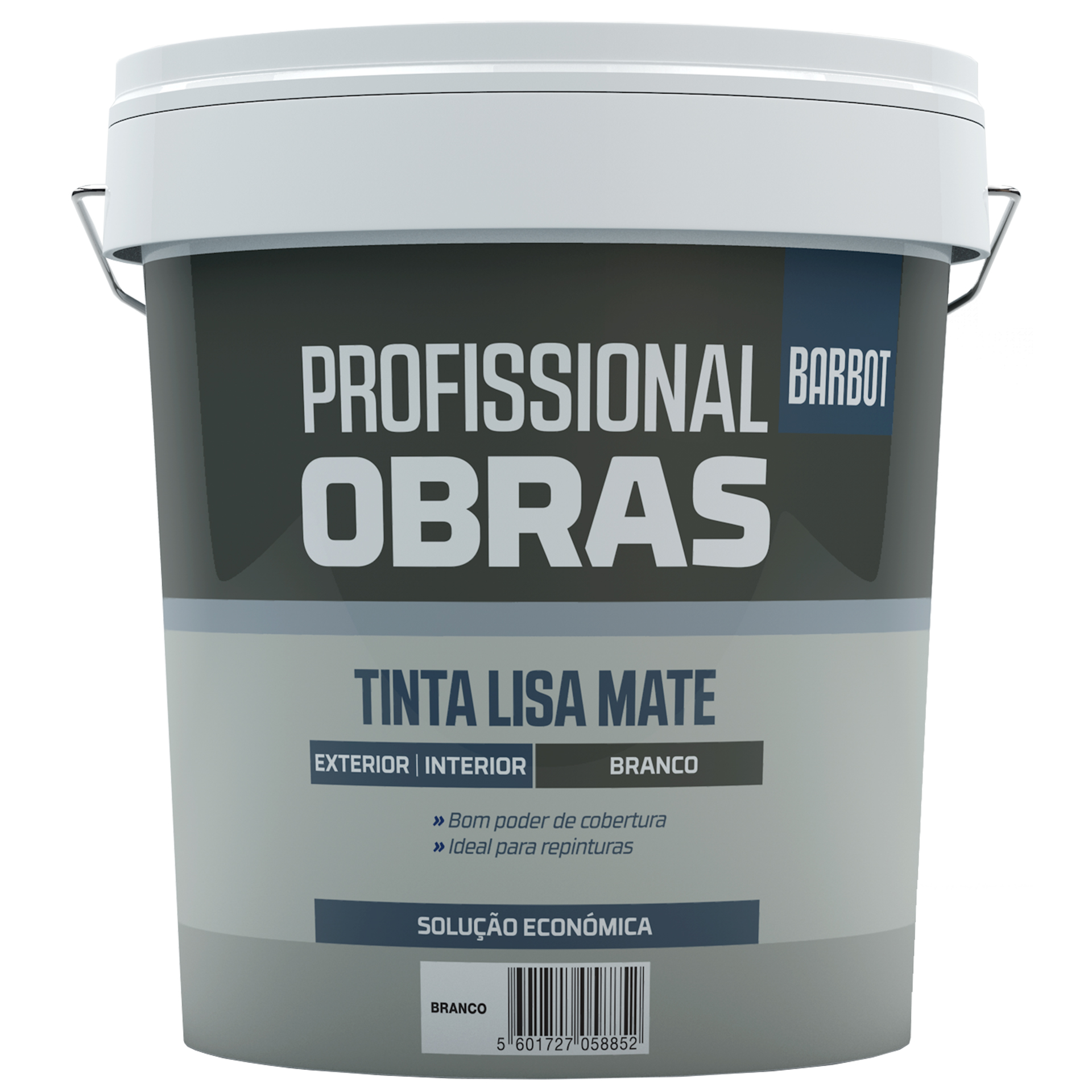 Tinta Exterior Interior Mate Branco BARBOT 5LT