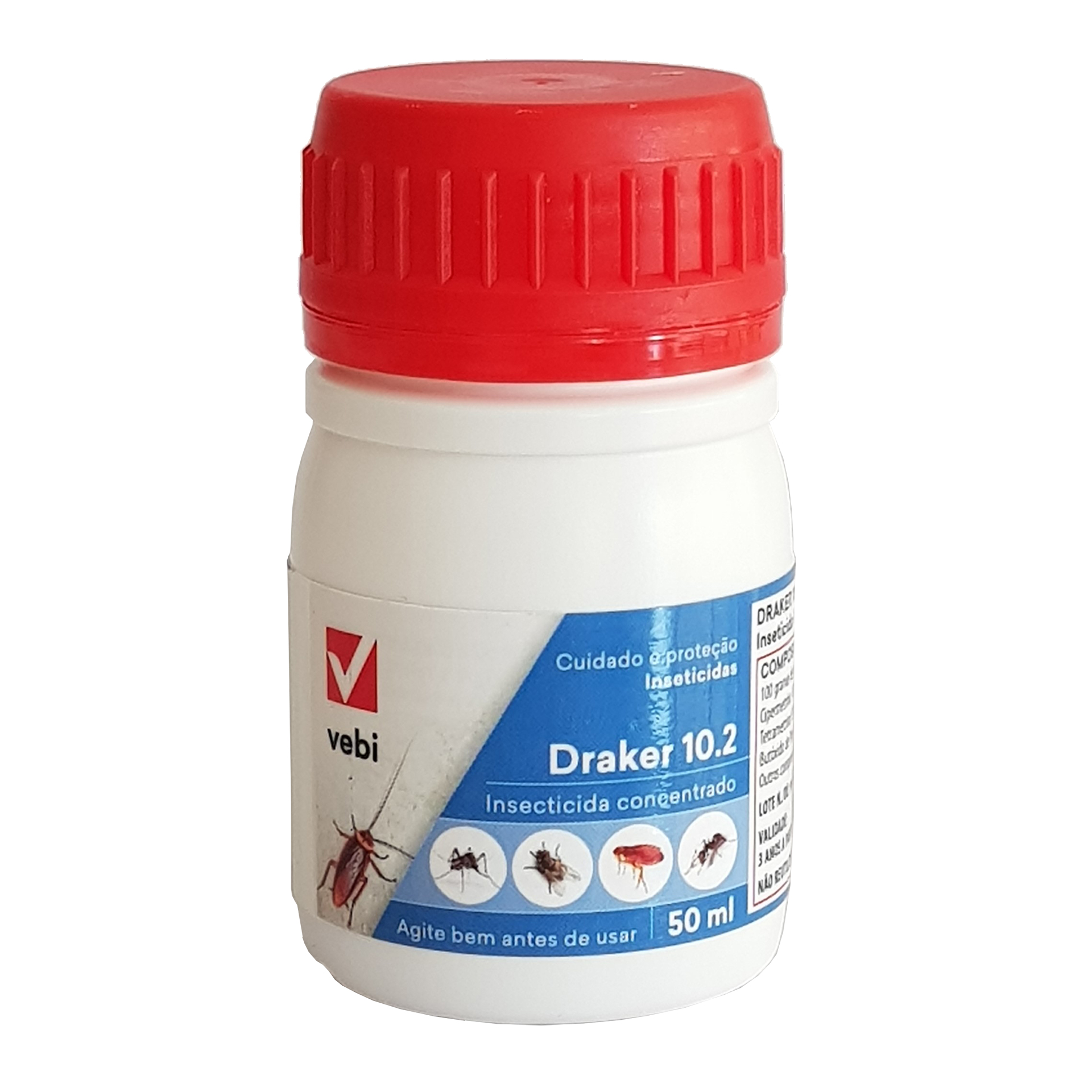 Inseticida Doméstico Draker 10.2 Cs 50 ML VEBI