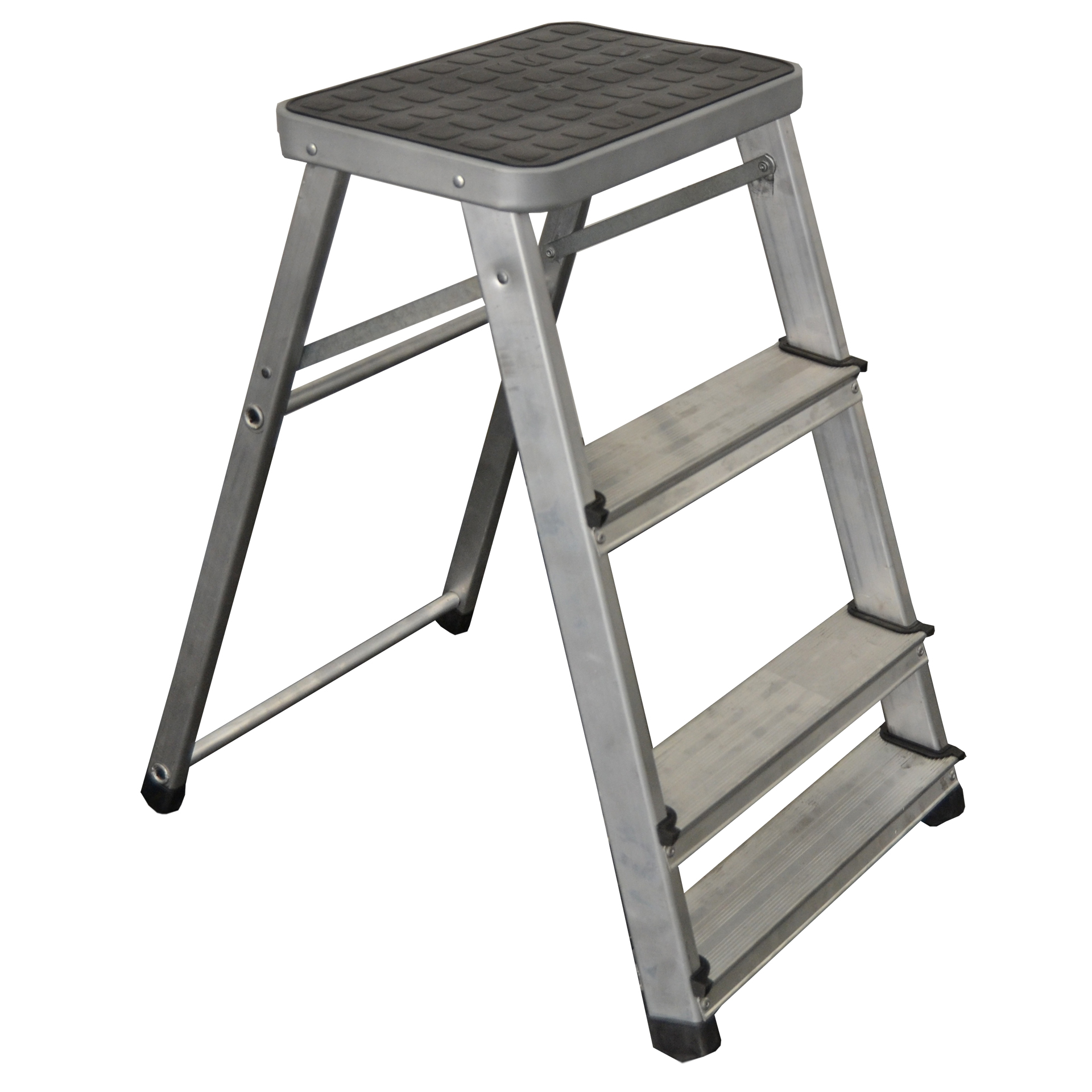 Tamborete 3 Degraus Alúminio LITAN