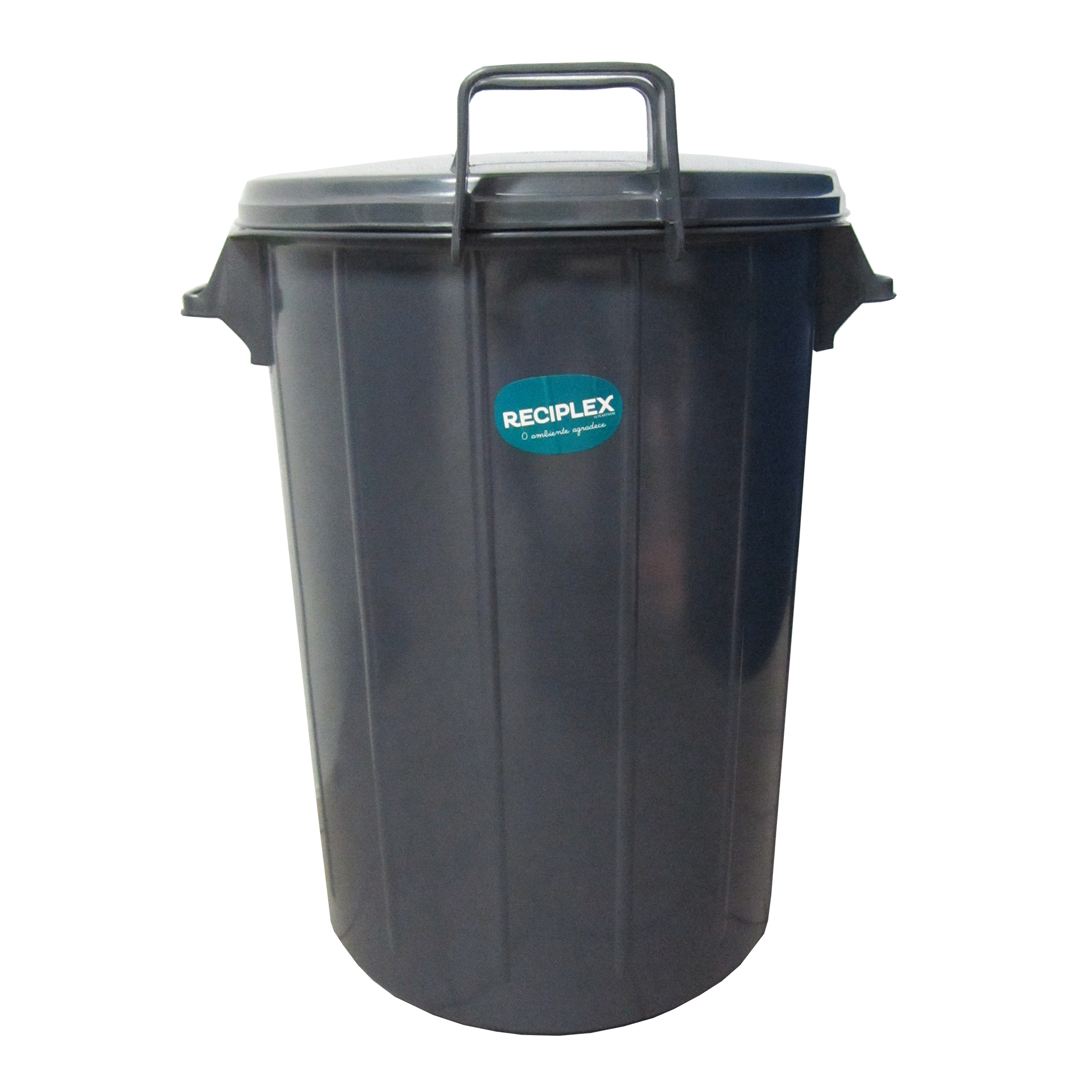 Caixote De Lixo Com Tampa 50 L DOMPLEX