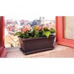 Floreira Veneza Antracite 40 CM ARTEVASI Floreira Veneza Antracite 40 CM ARTEVASI