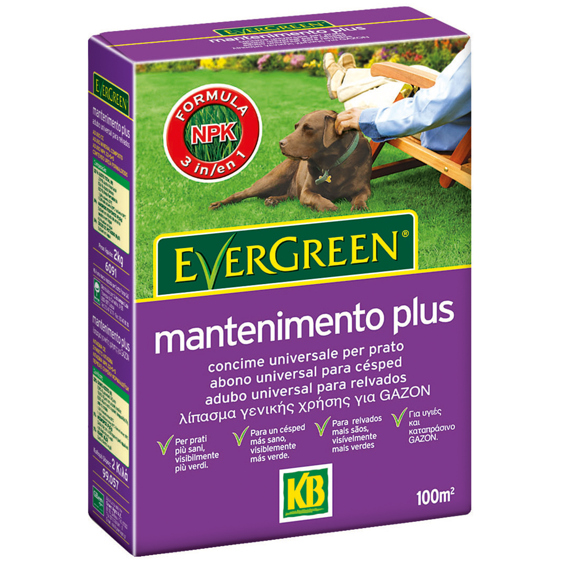Adubo Relva Manutenção Plus 2 KG KB
