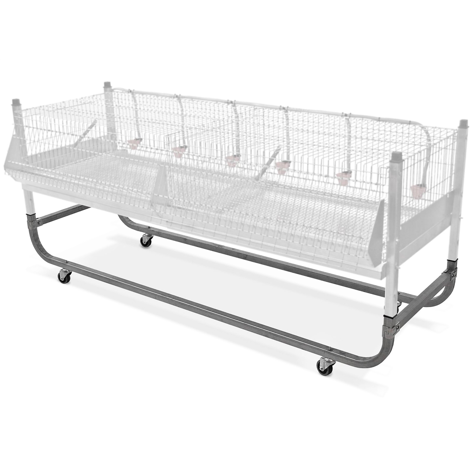 Base de Jaula Exposição com Rodas 180 CM GOMEZ Y C