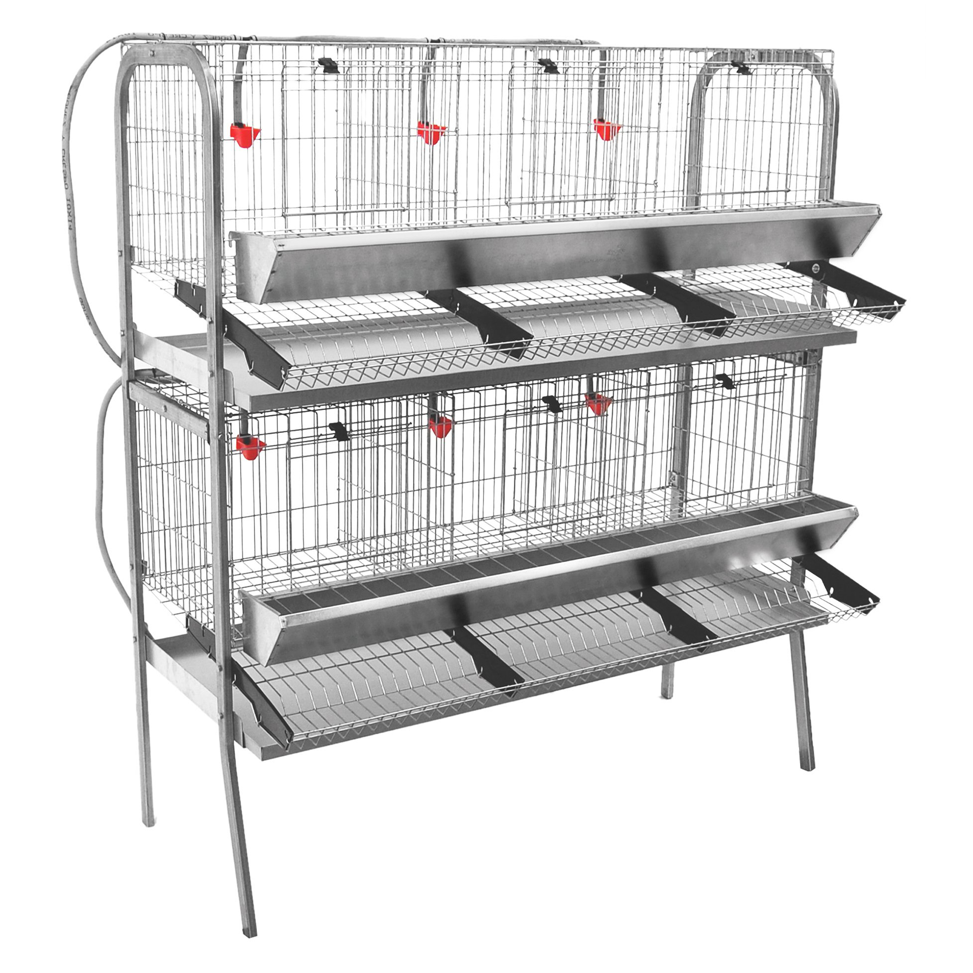 Jaula Galinhas Exp A3 2Pisos GOMEZ Y CRESPO