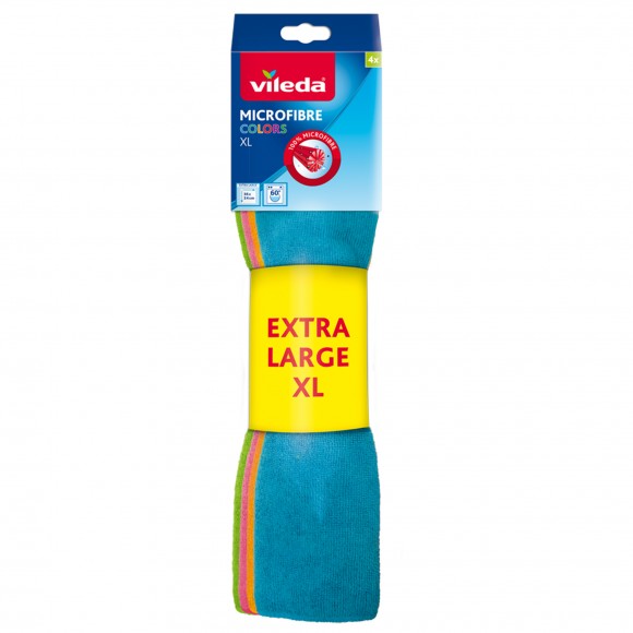 Conjunto Panos Micro Fibras XL 4 UN VILEDA