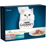 Alimento Hmido Gato Salmo 8X85 G GOURMET PERLE