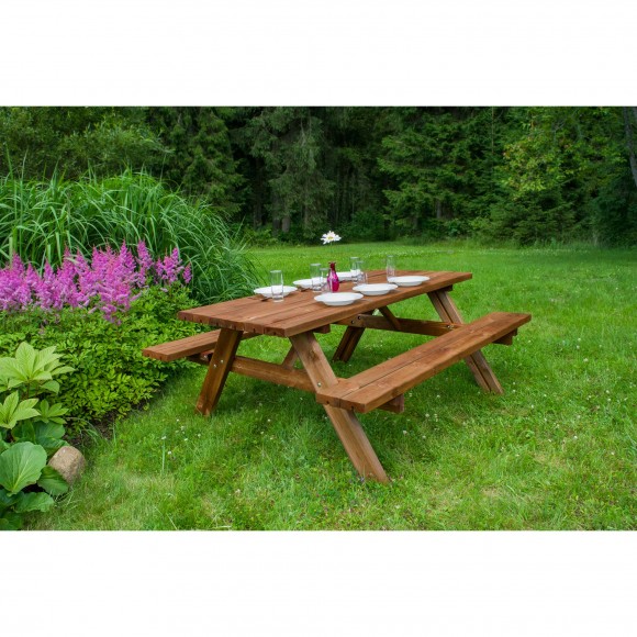 MESA PIC NIC EM MADEIRA TRATADA 177X74 CM