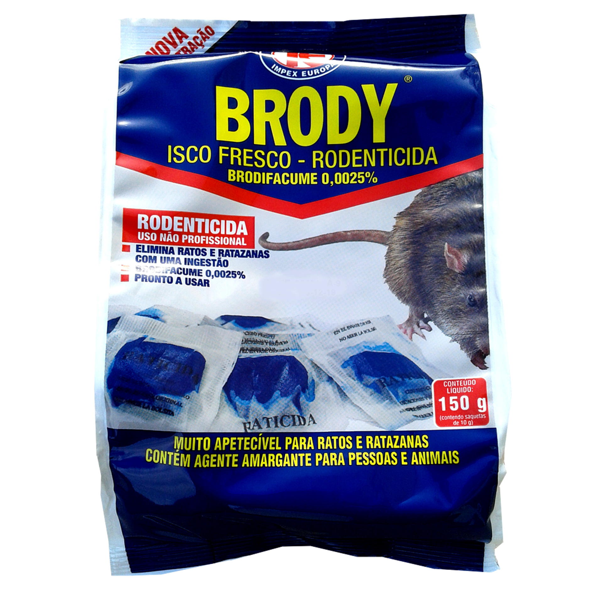 Rodenticida BRODY 150 GR