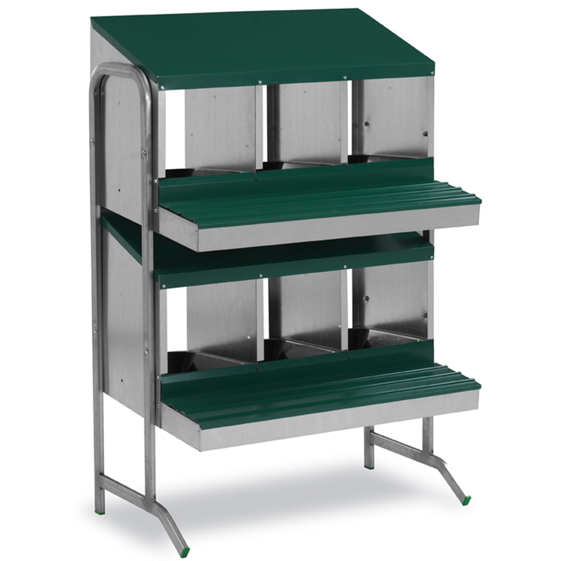 Bateria de 6 Abrigos p/Postura de Aves GAUN