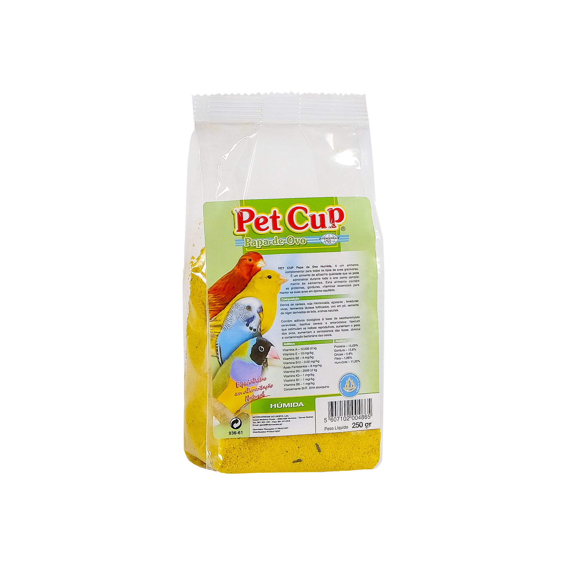 Papa Ovo Húmida PET CUP 250Gr
