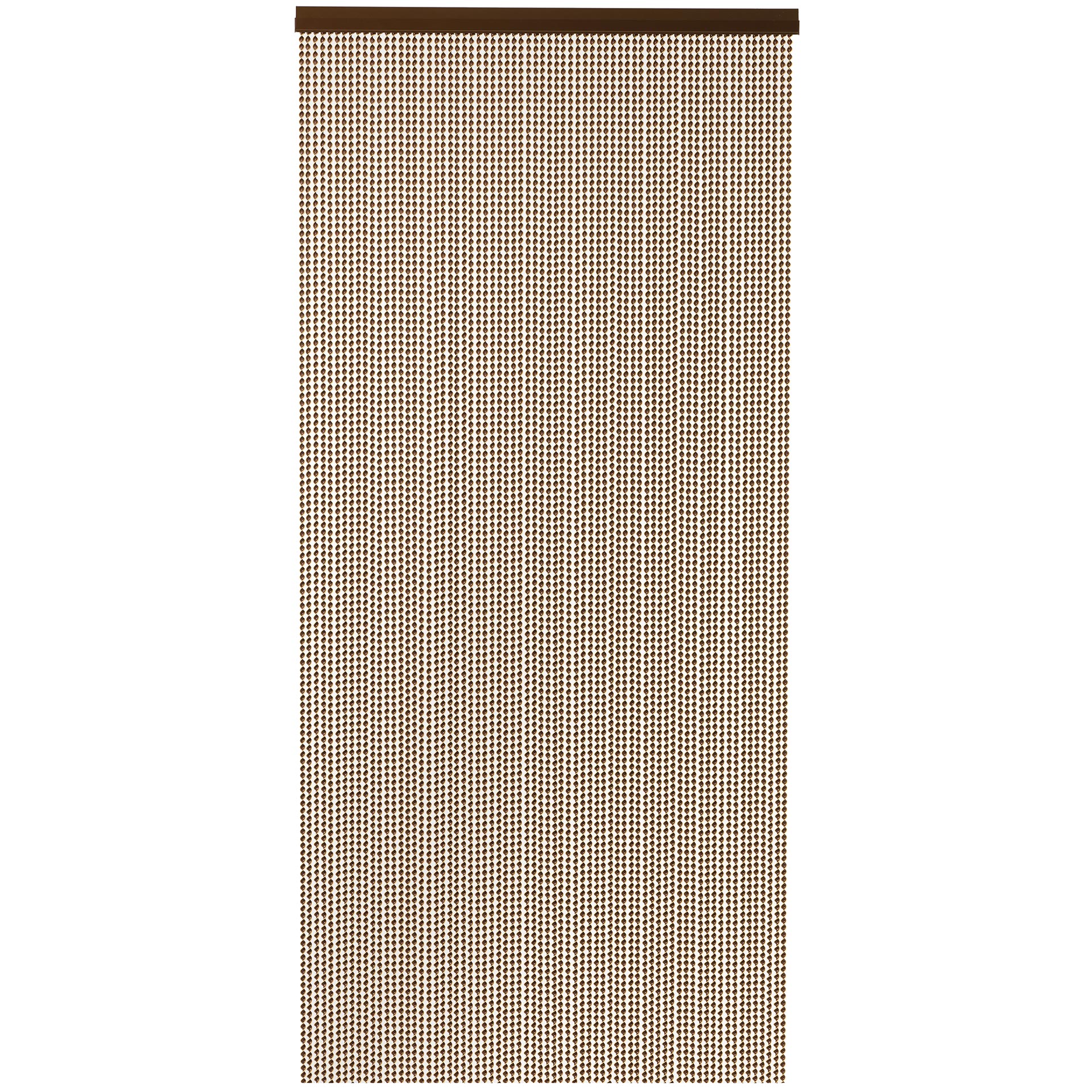 CORTINA ESPIRAL CASTANHO 90X200 CM