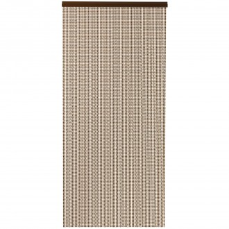 CORTINA ESPIRAL CASTANHO 90X200 CM
