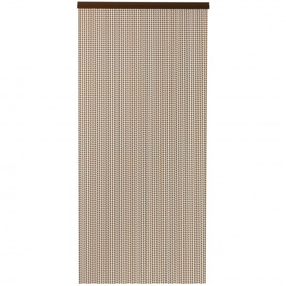 CORTINA ESPIRAL CASTANHO 90X200 CM