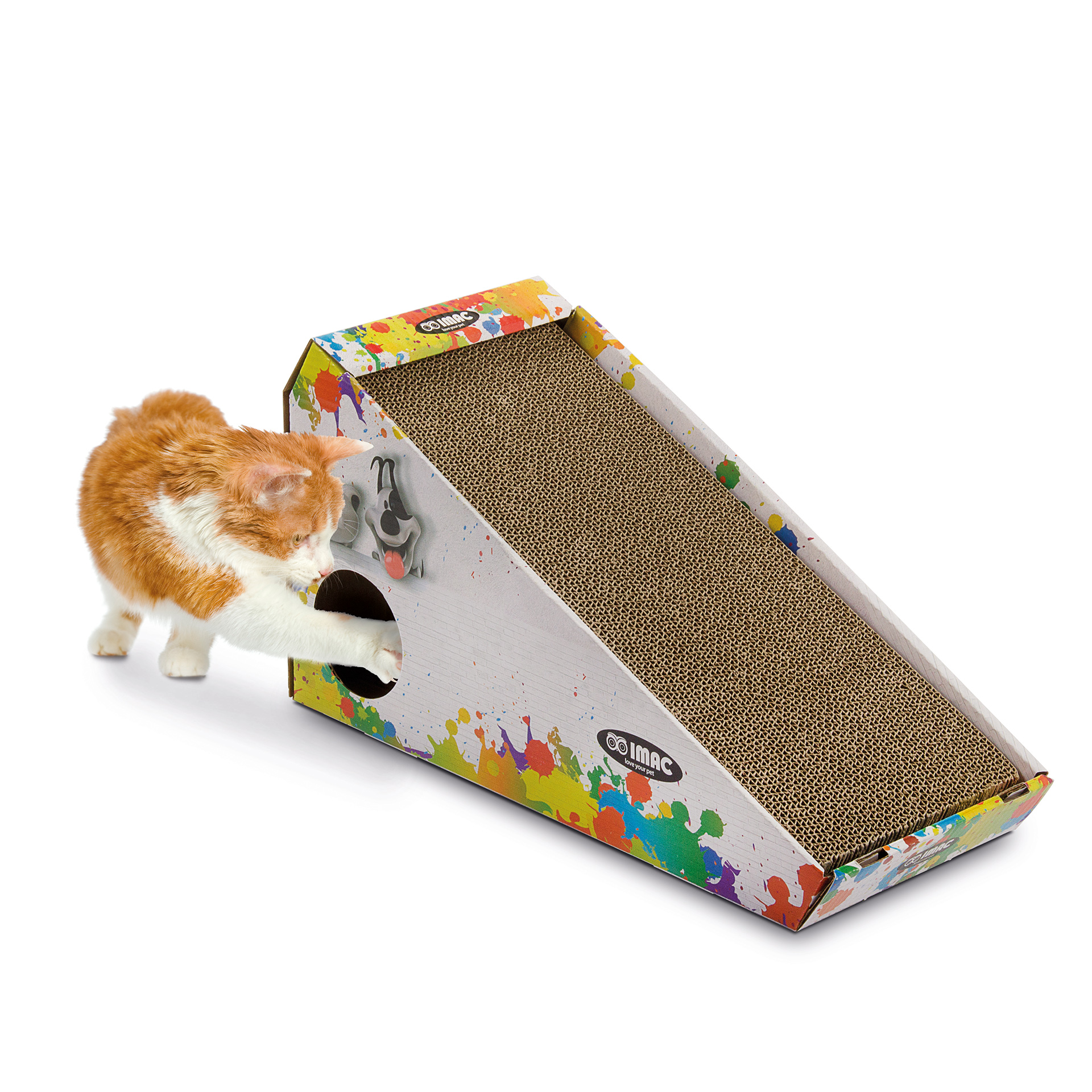 Arranhador P/Gato Cartão 48X27X20 CM IMAC