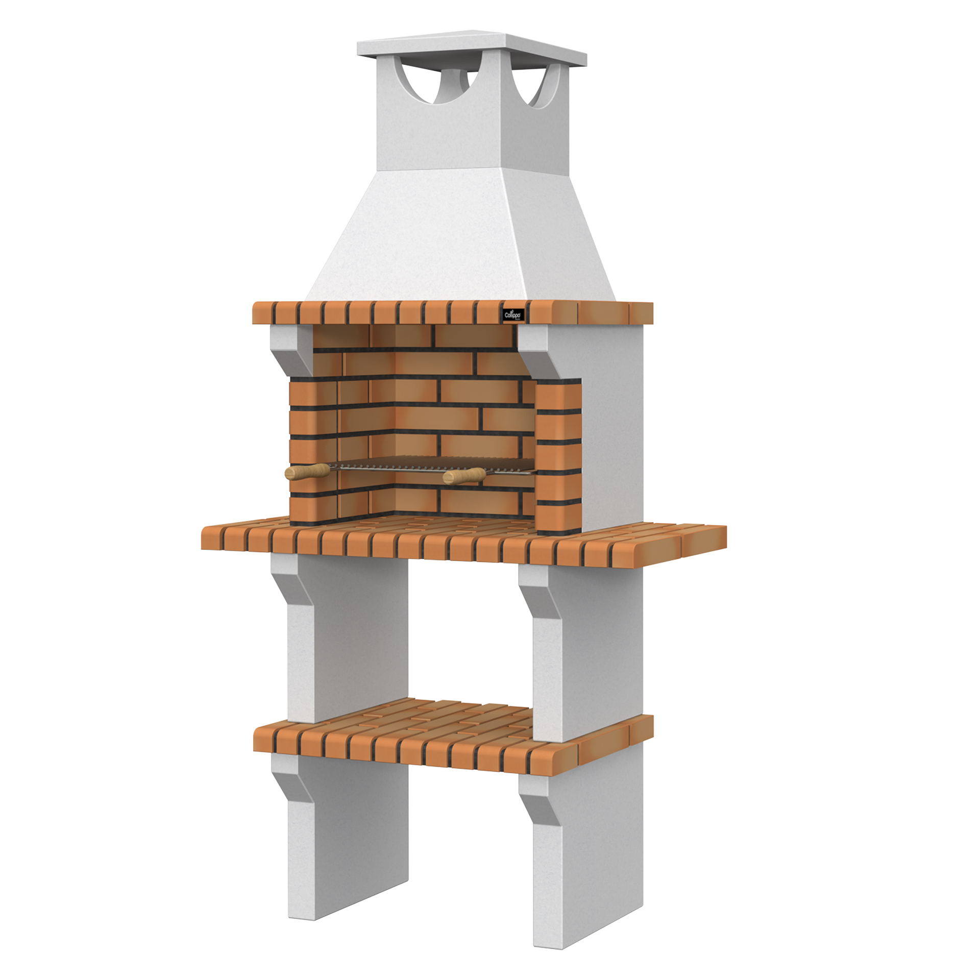 CHURRASQUEIRA VAGOS COM MINI BANCADA