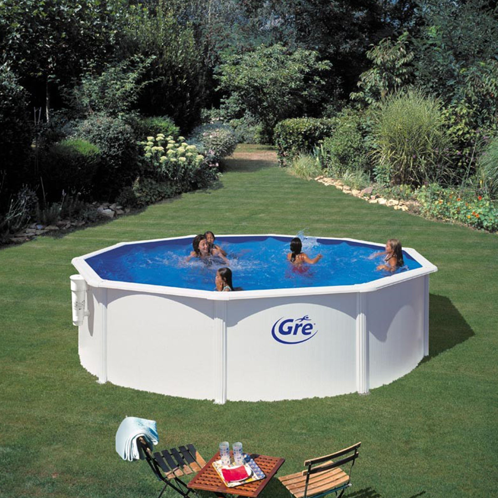 Piscina Filtro Cartucho 350X120 CM GRE