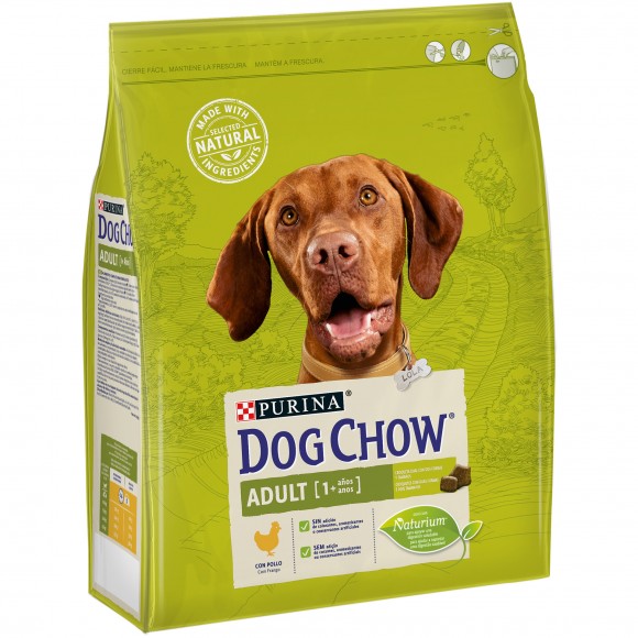 Alimento Seco Cão Adulto Frango 2,5 KG DOG CHOW Alimento Seco Cão Adulto Frango 2,5 KG DOG CHOW