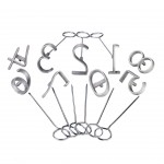 Kit Numrico de Metal p/Marcao de Animal