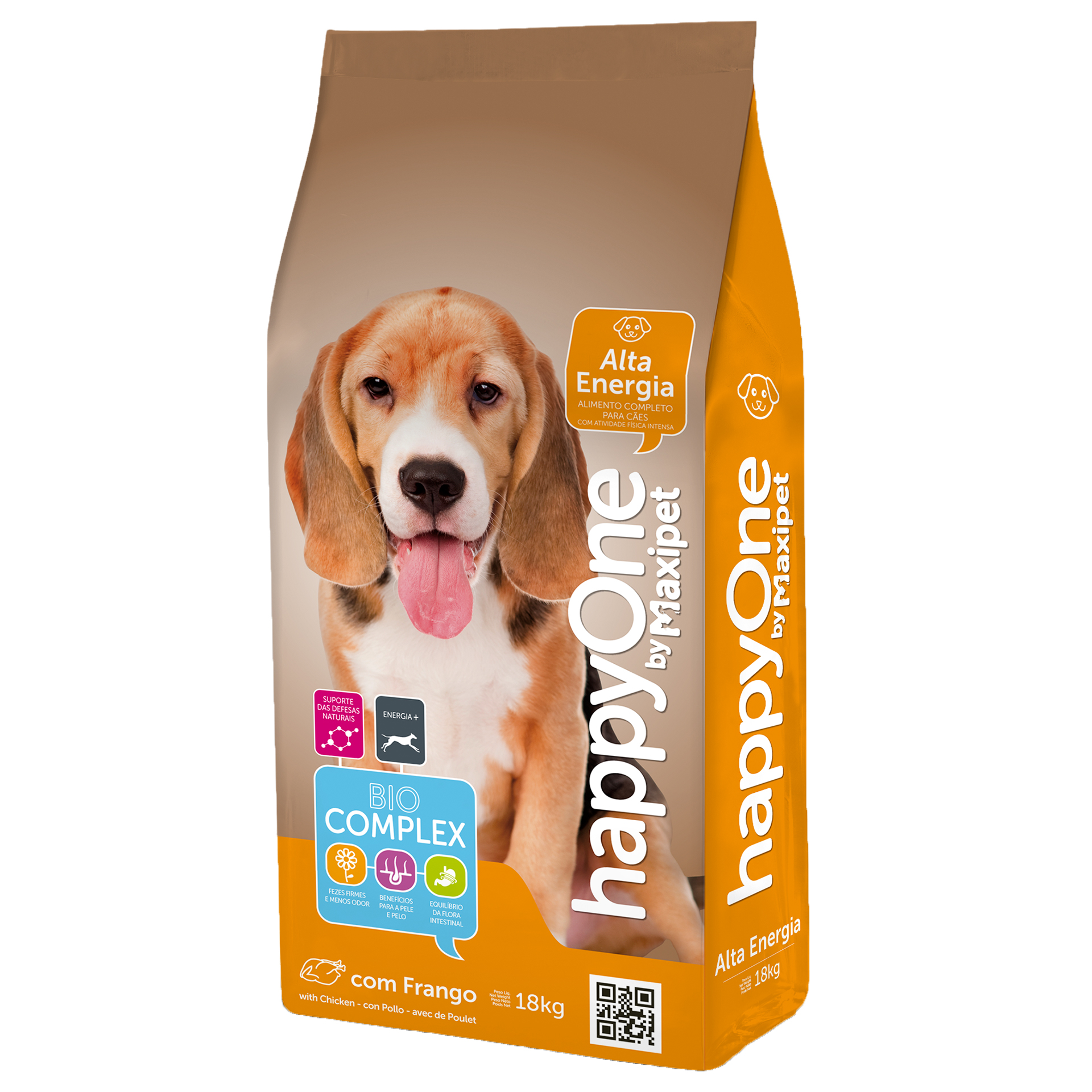 Alimento Seco Cão Alta Energia 18 KG HAPPY ONE