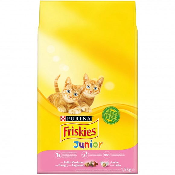 Alimento Gatinho Perú E Legumes 1,5 KG FRISKIES Alimento Gatinho Perú E Legumes 1,5 KG FRISKIES