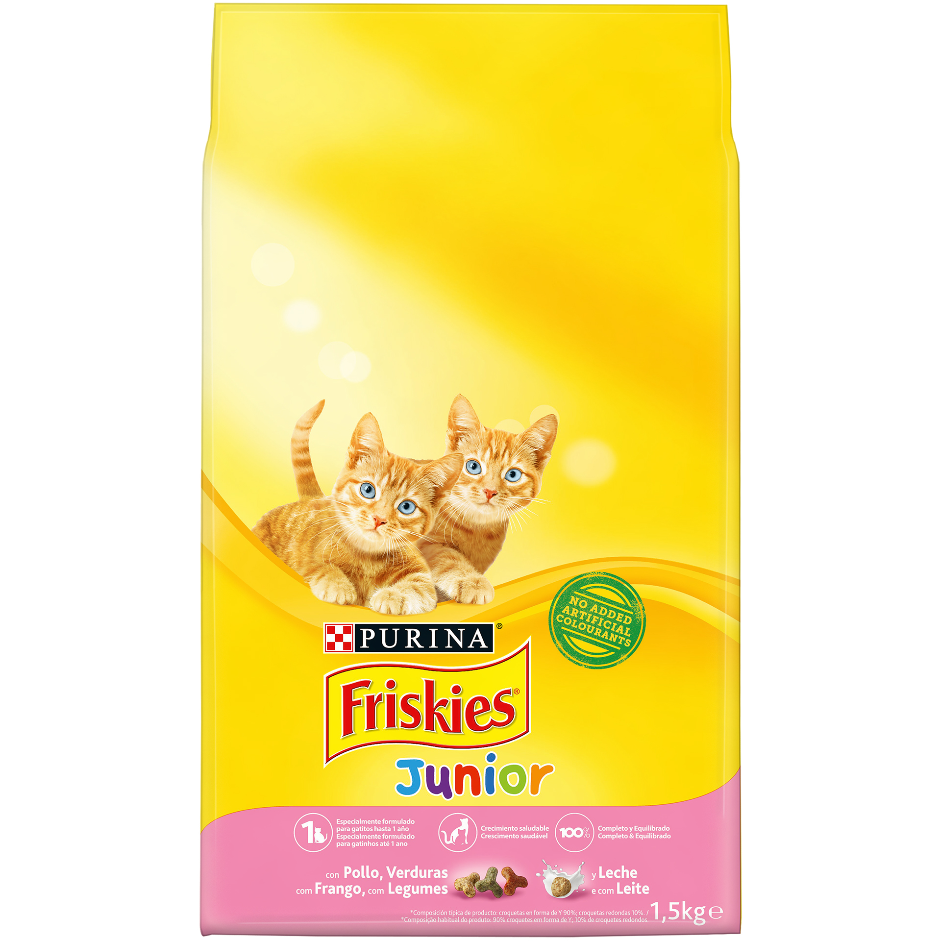 Alimento Gatinho Perú E Legumes 1,5 KG FRISKIES