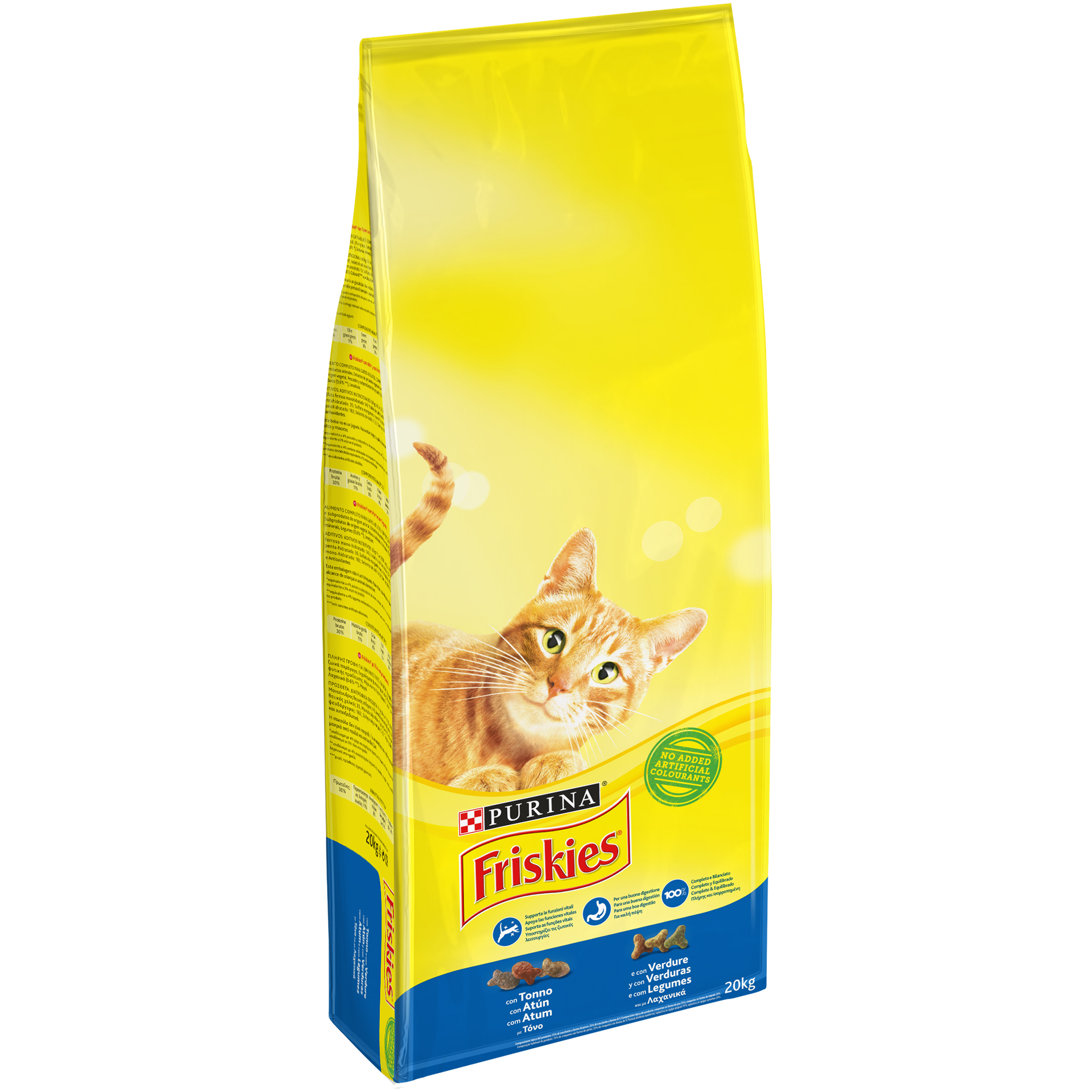 Alimento Seco Para Gato Atum Salmão 20 KG FRISKIES