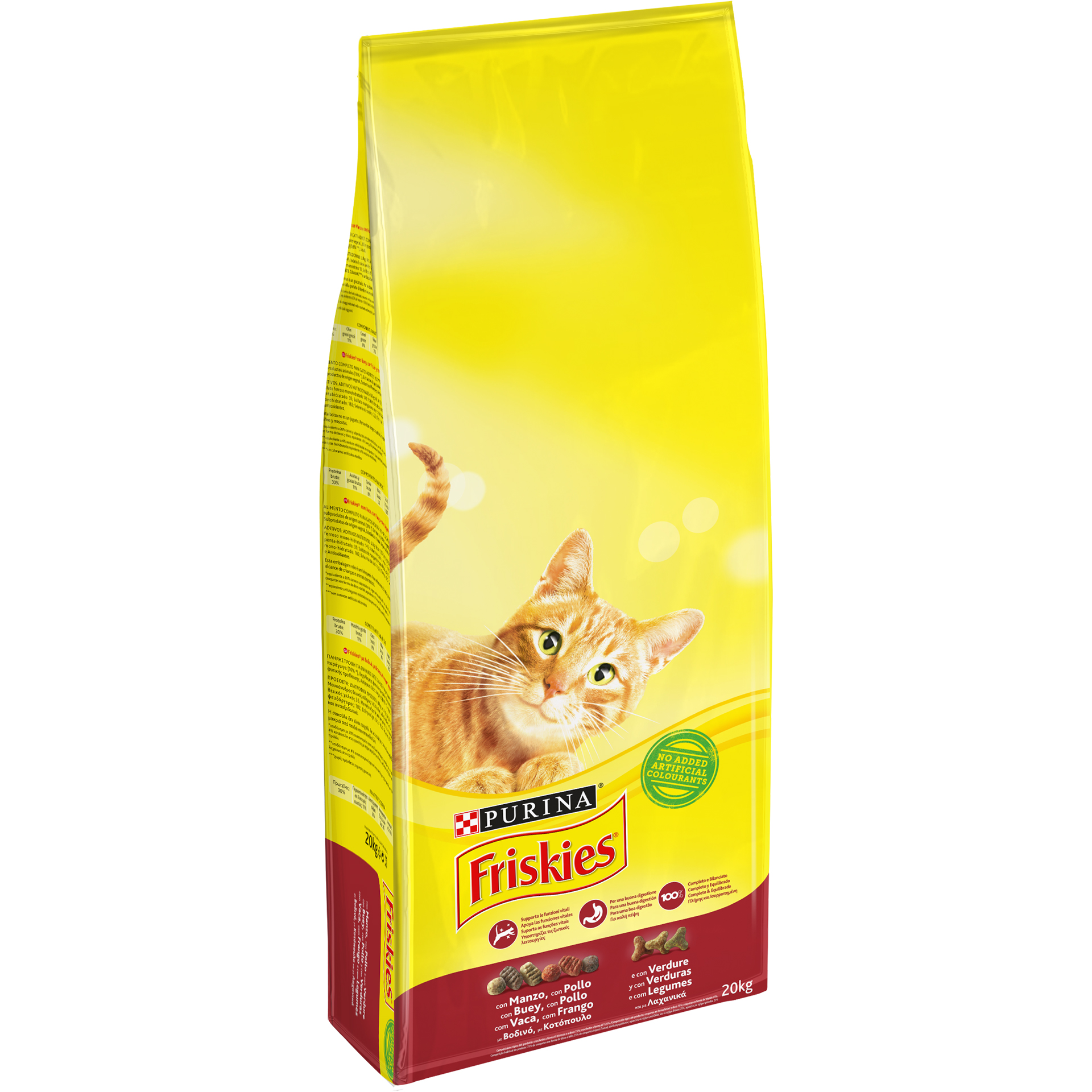 ALIMENTO SECO PARA GATO FRANGO E LEGUMES 20 KG