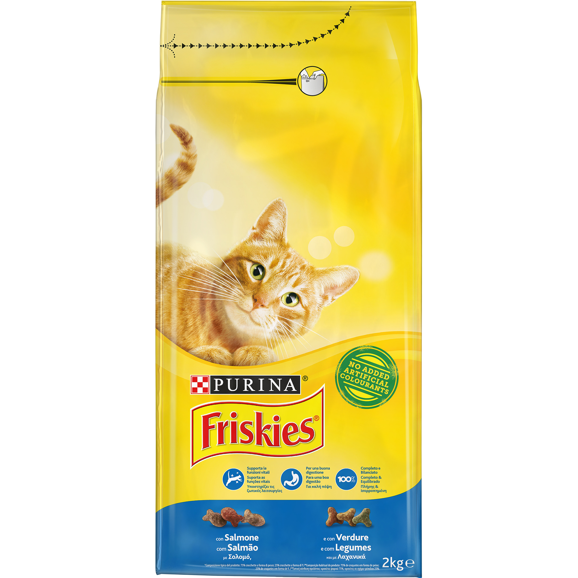 ALIMENTO SECO PARA GATO SALMÃO E VEGETAIS 2 KG