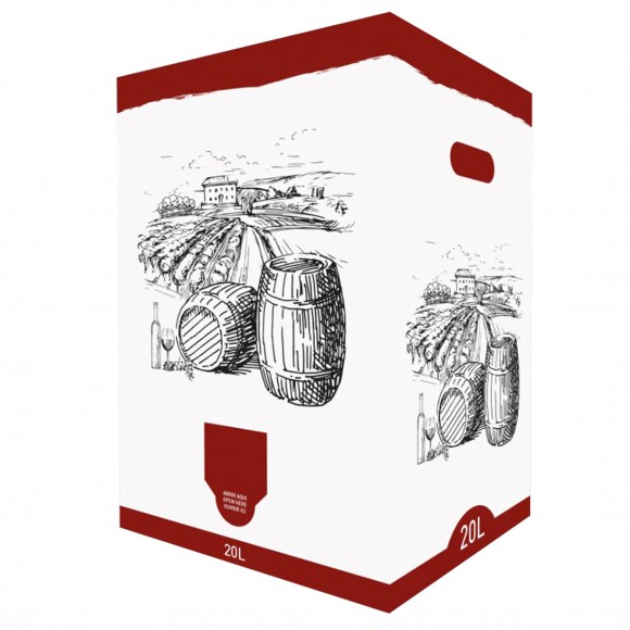 Caixa Vinis Tinto Para Bib 20 L Caixa Vinis Tinto Para Bib 20 L