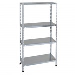 Estante Metálica Galvanizada 4 prateleiras LITAN Estante Metálica Galvanizada 4 prateleiras LITAN