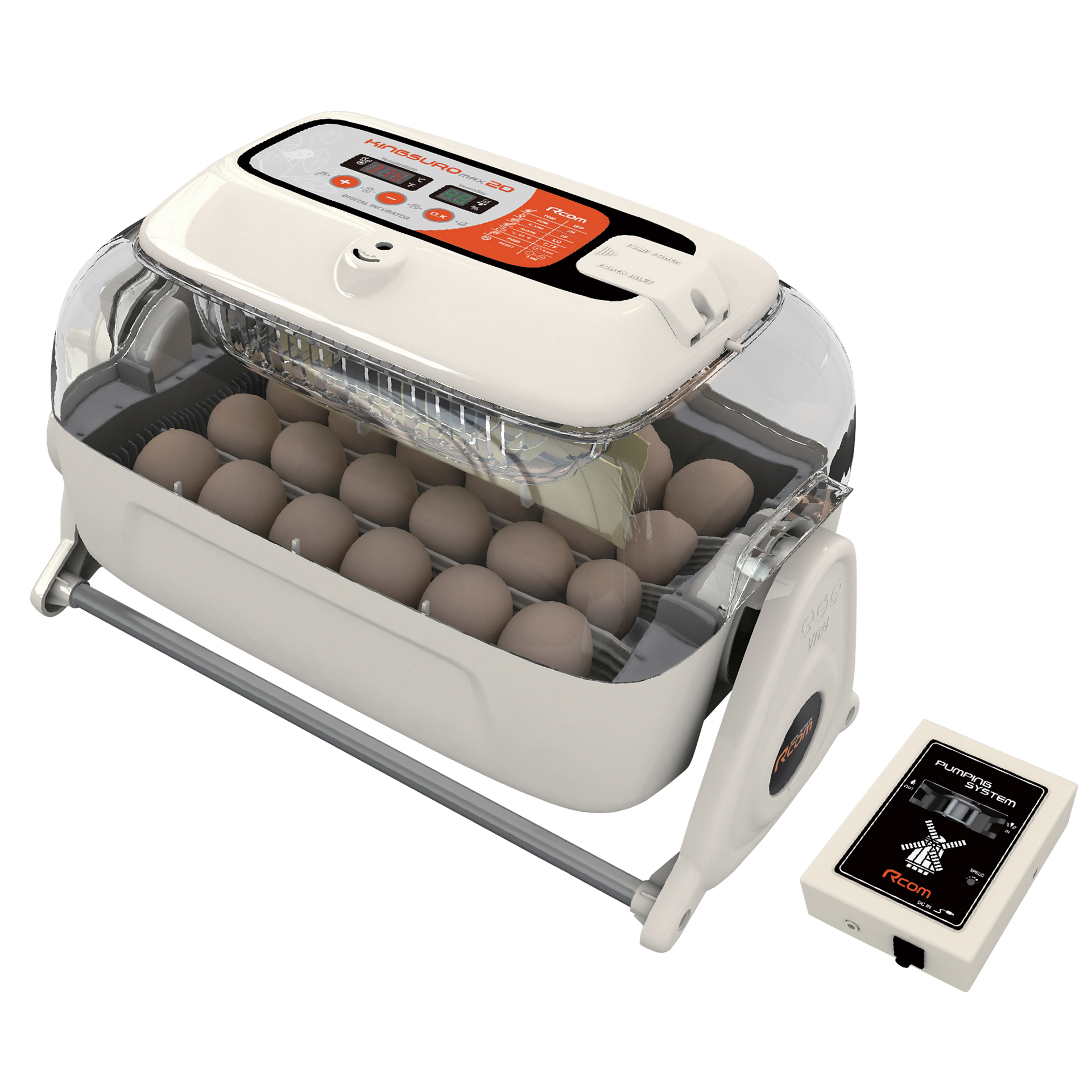 INCUBADORA AUTOMÁTICA KINSURO MAX20 RCOM