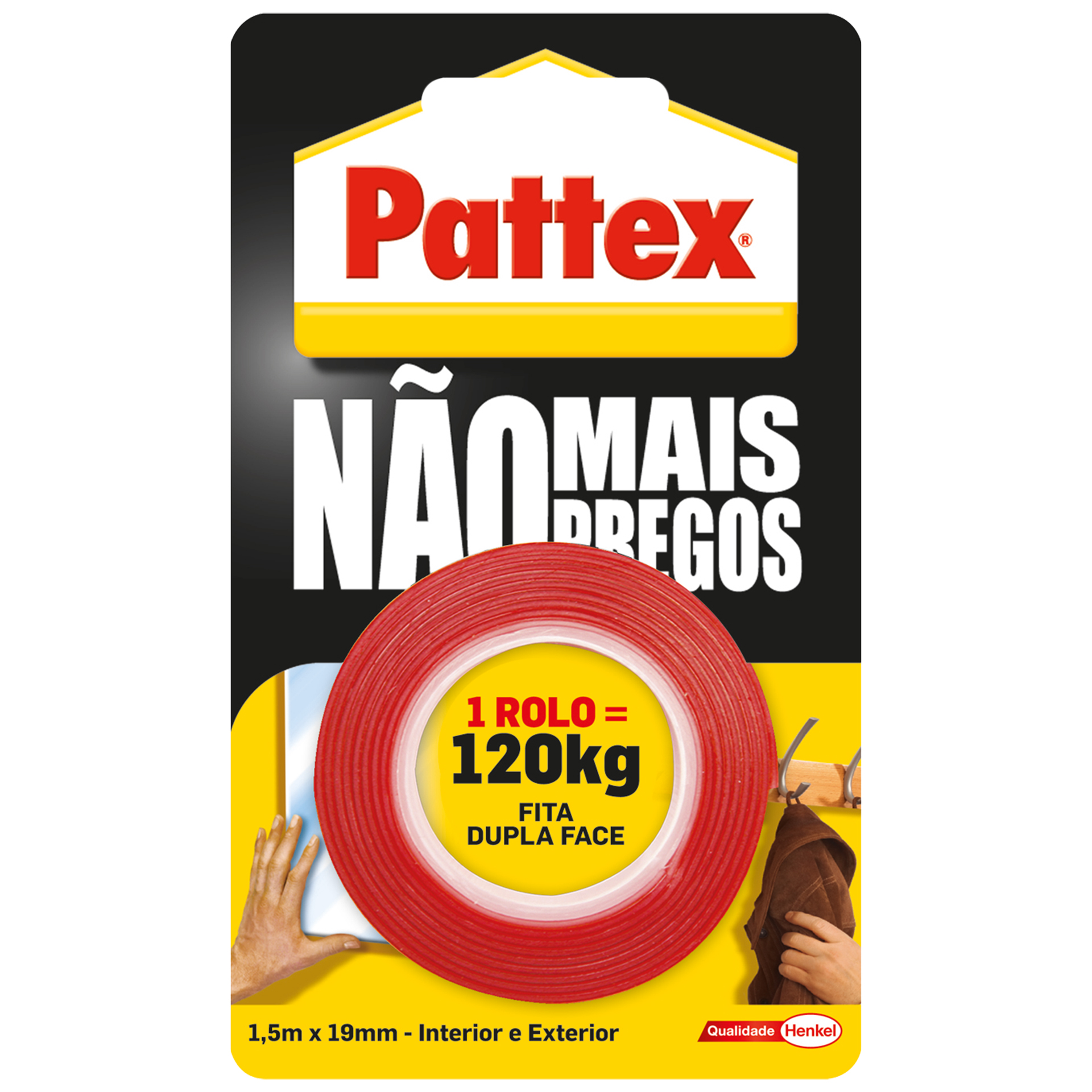 Fita Cola Dupla Face 50KG PATTEX