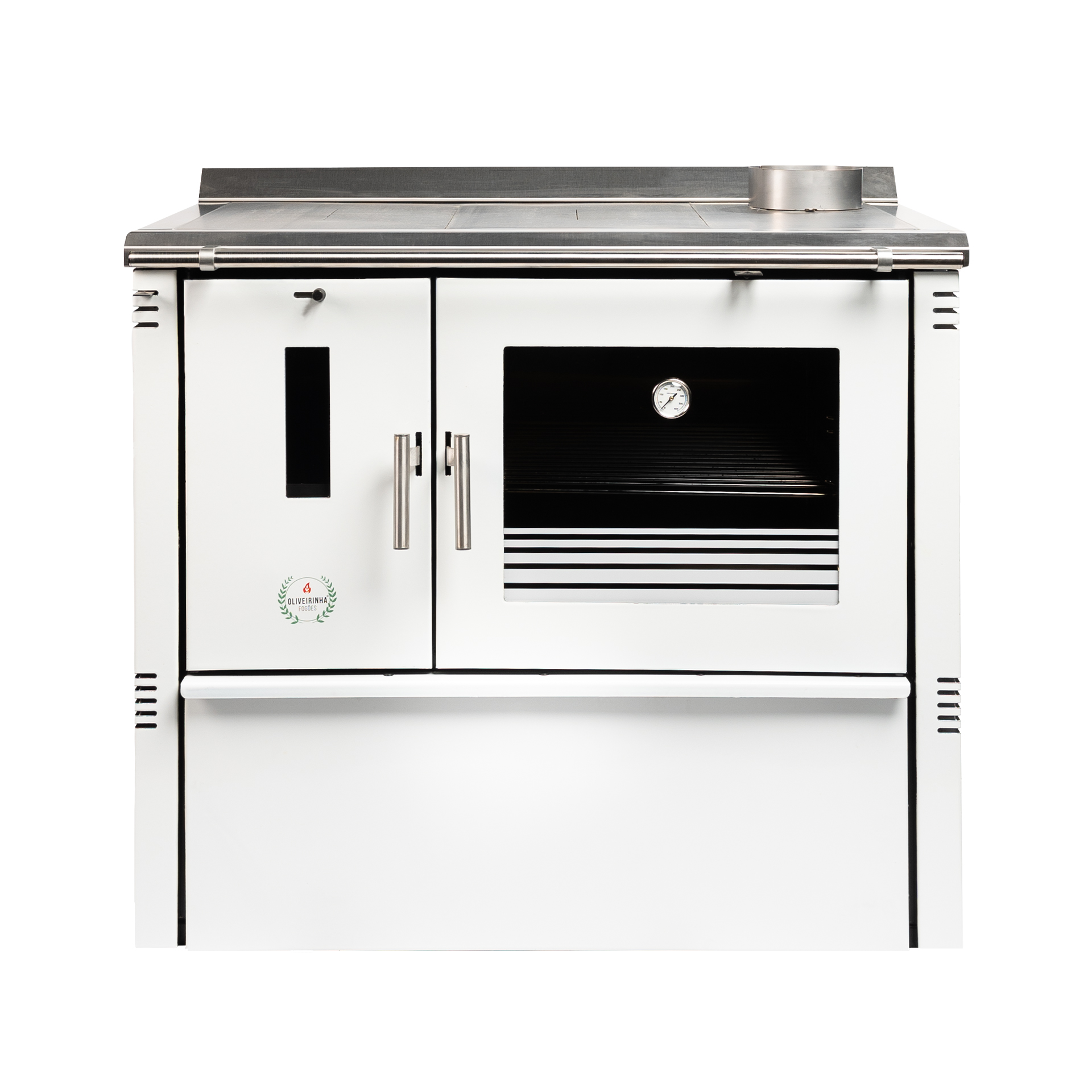 Fogao Esmaltado Branco Pv OLIVEIRINHA