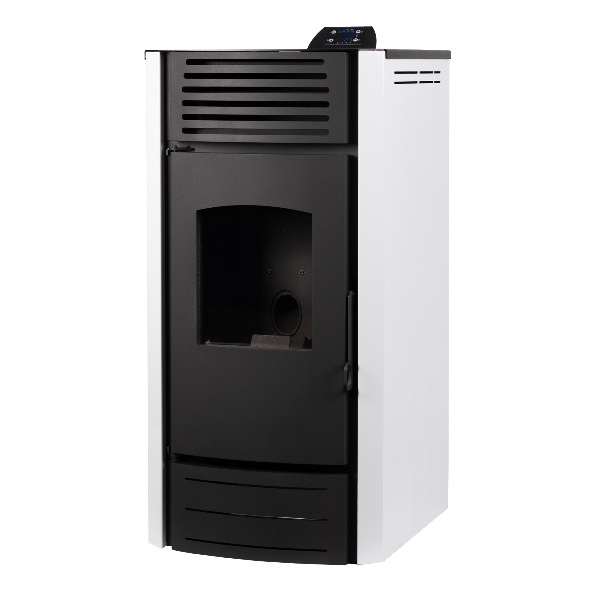 Salamandra a Pellets Onyx Air 12 Branca QUEIMAFRE