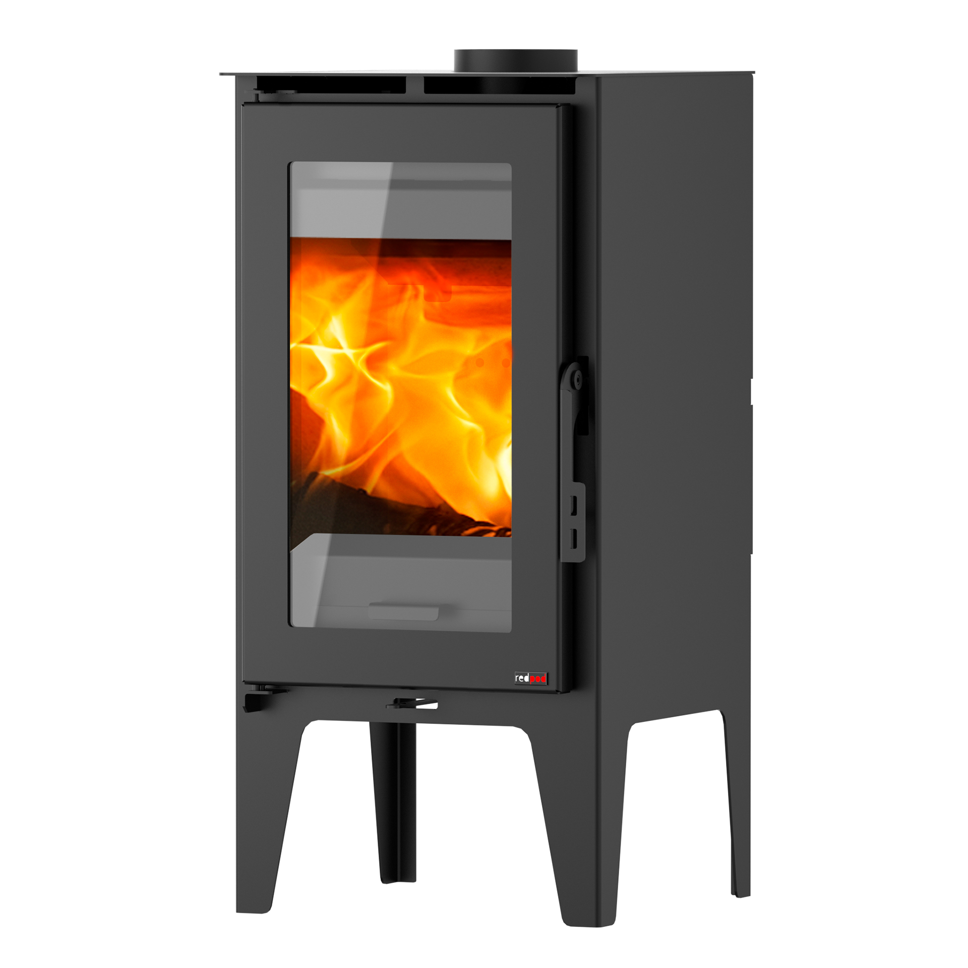 Salamandra Lenha Alva Eco Red Pod