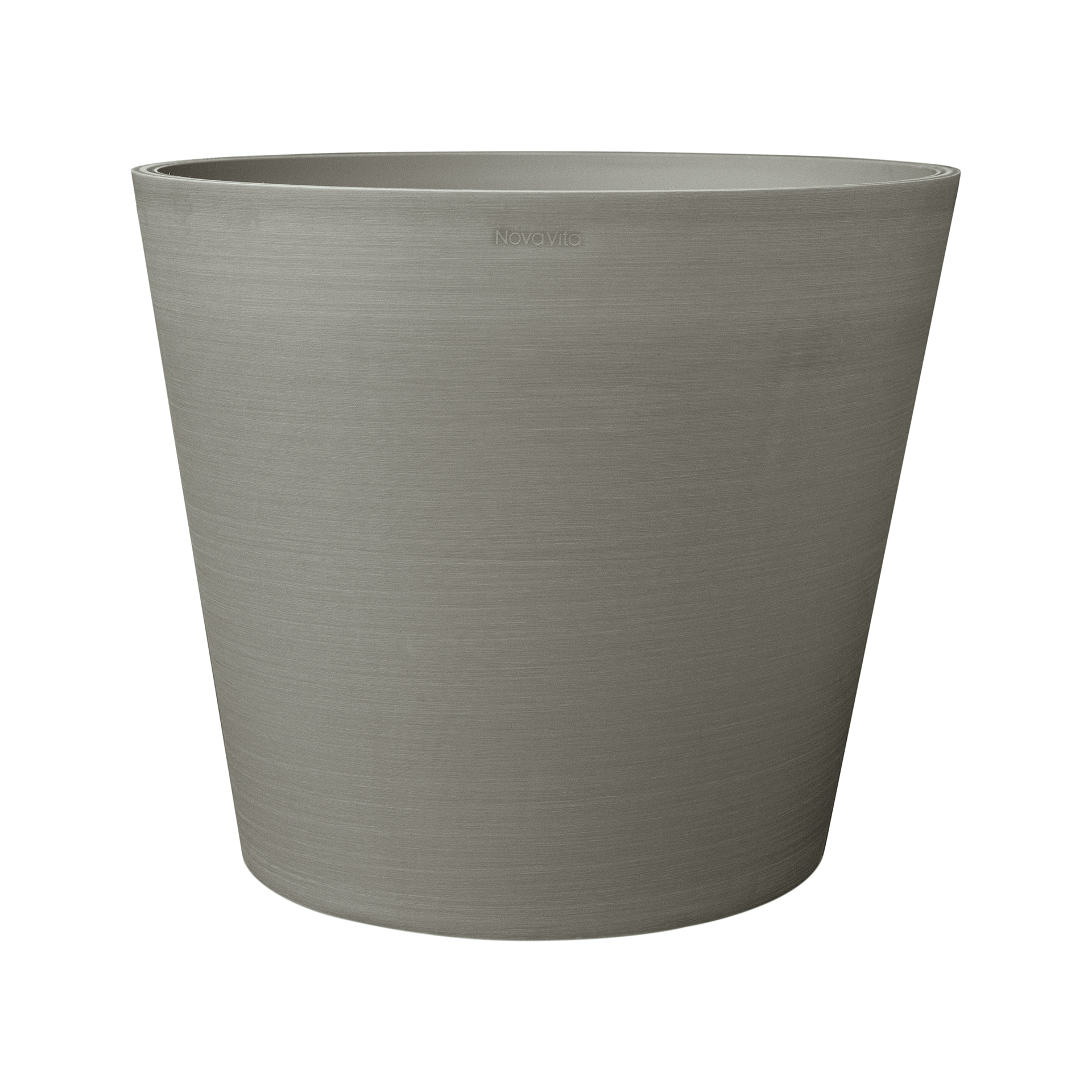 Vaso Cone Truncado 30 CM Cinza ART PLAST
