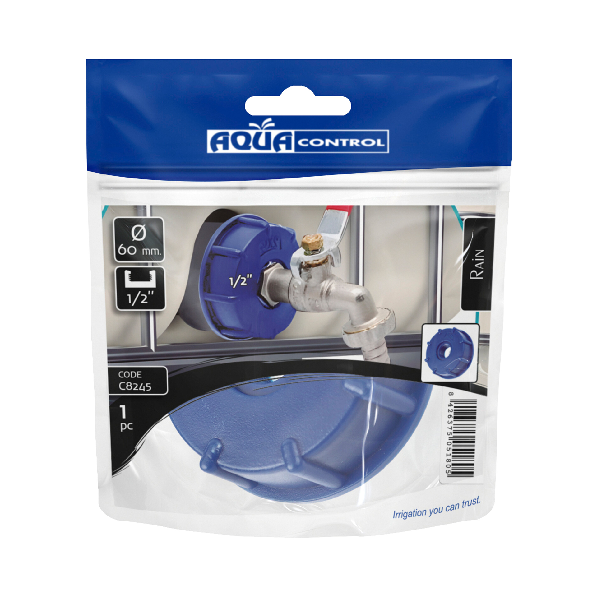 Tampao P/Deposito 60 MM RF 1/2  AQUA CONTROL