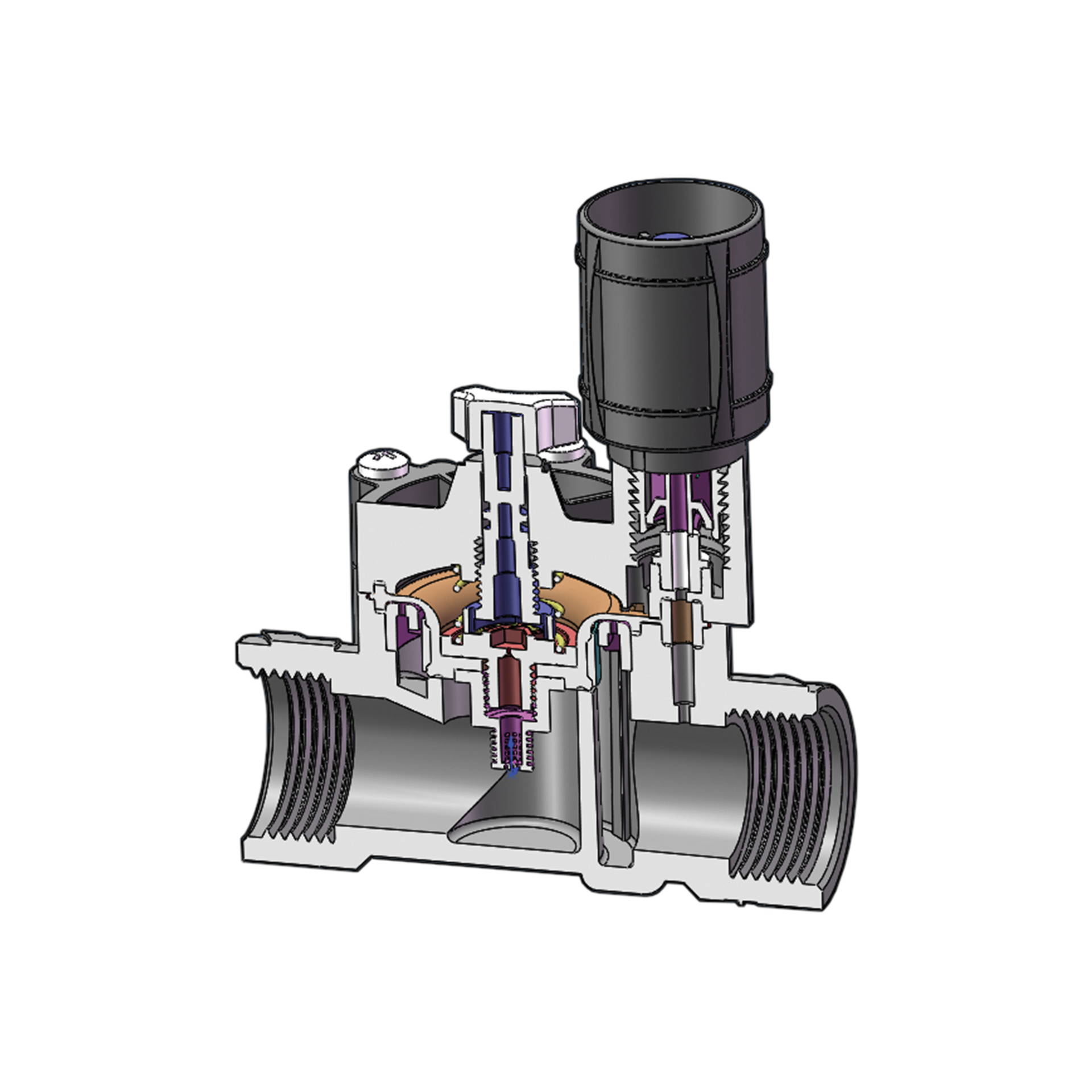 Eletroválvula Basica Com Caudal Regulável AQUA CON