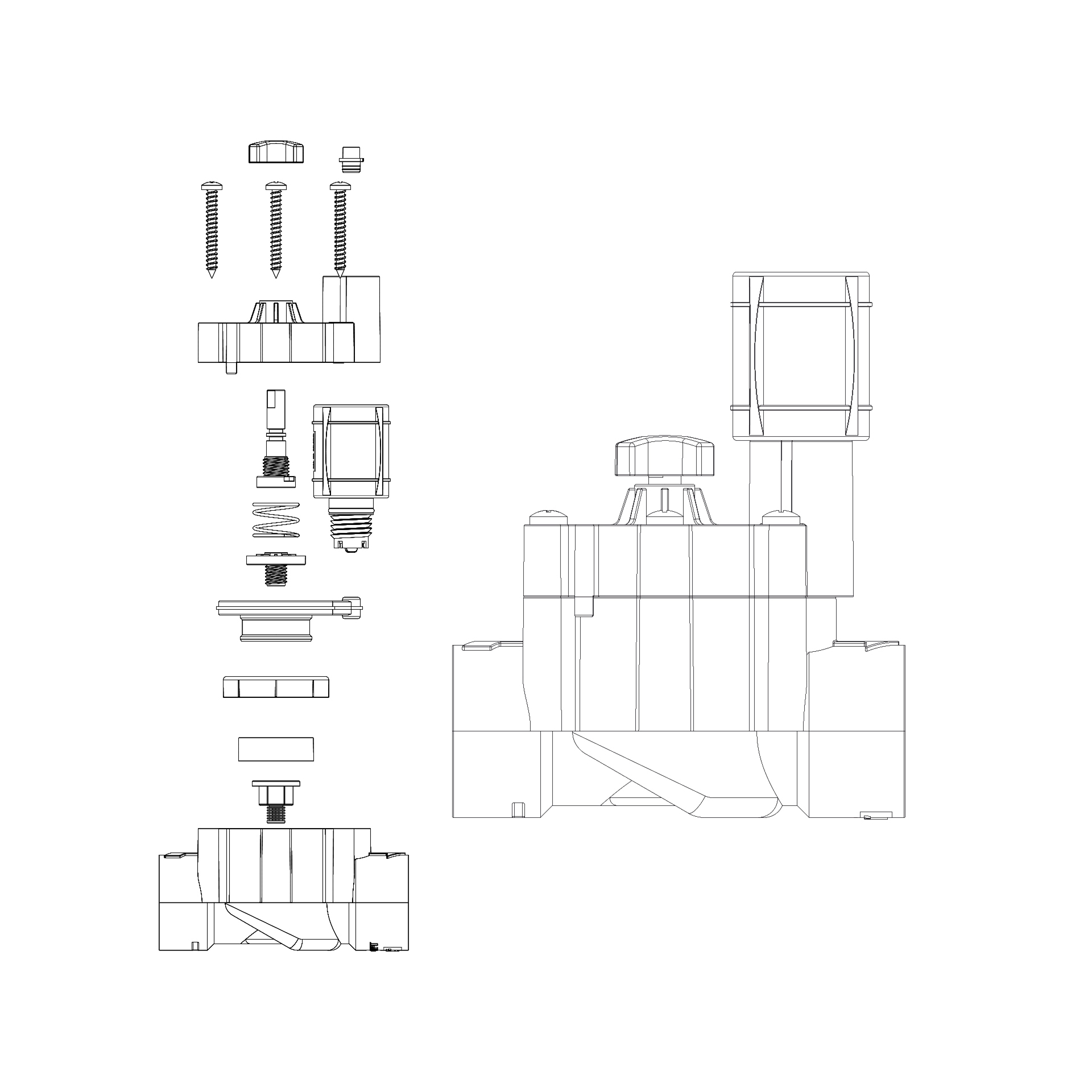 Eletroválvula Basica Com Caudal Regulável AQUA CON