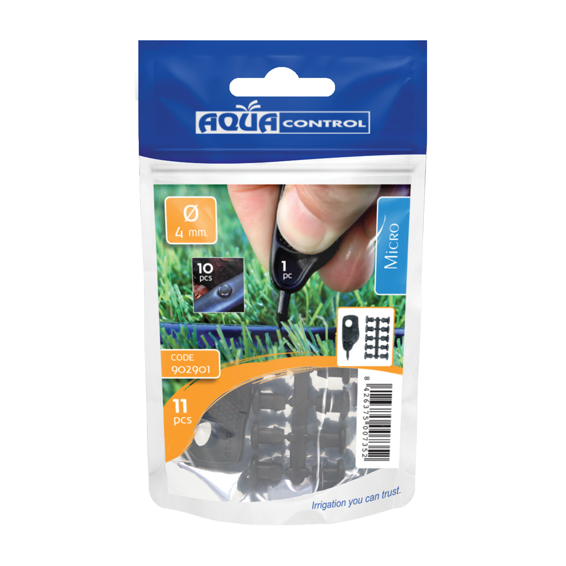 Punção Com 10 Tampões 4MM AQUA CONTROL