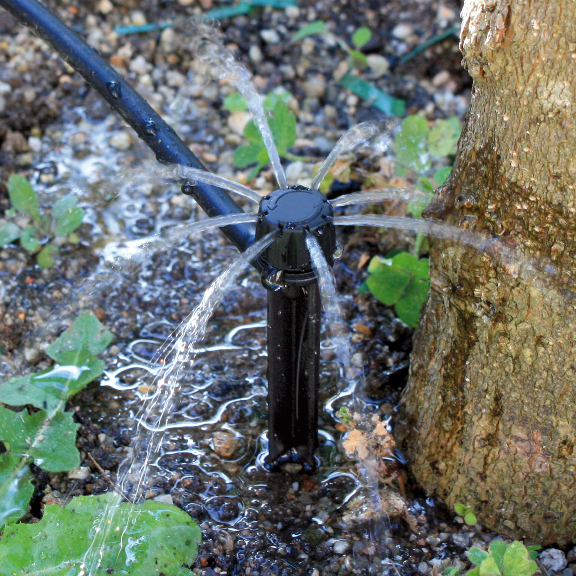 Gotejador Regulável 0-70 L/H C/Suporte AQUA CONTRO