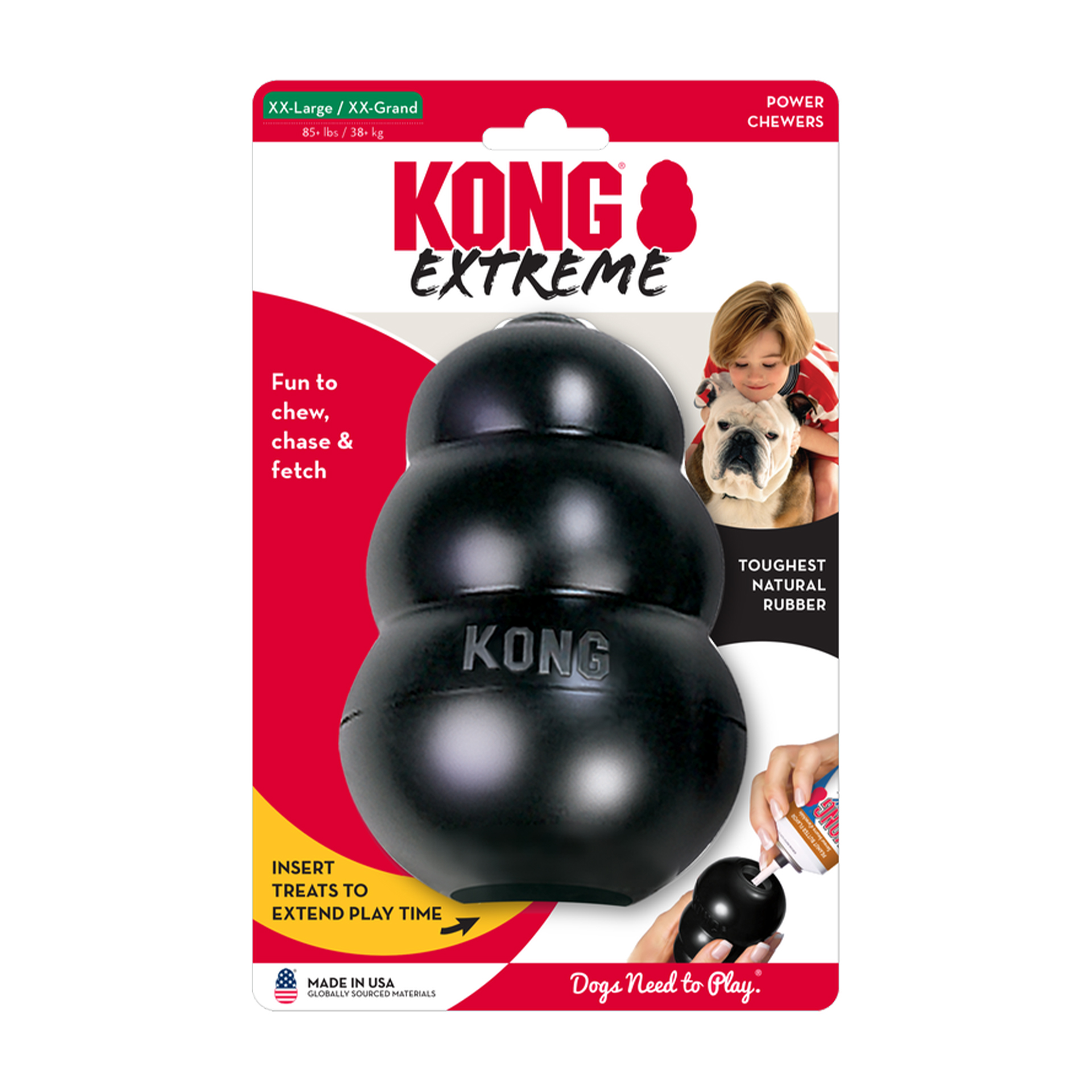 Brinquedo Borracha Extreme Para Cão Giant KONG