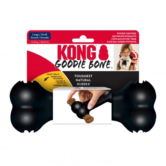 Brinquedo Borracha Para C�o Osso Goodie Extreme L KONG