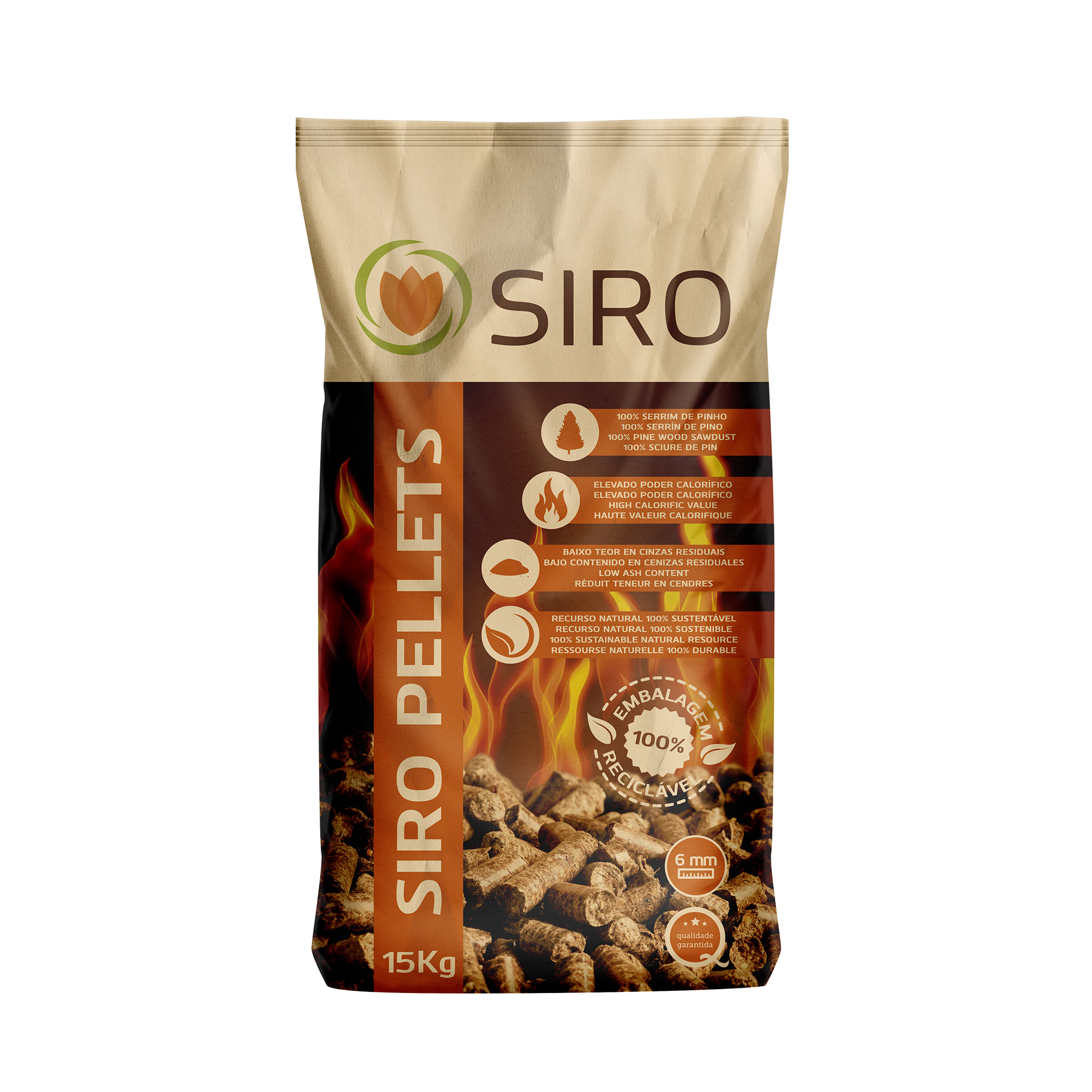 Pellets Eco 15 KG SIRO