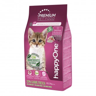 ALIMENTO SECO PARA GATINHO CARNE FRESCA 1,5 KG