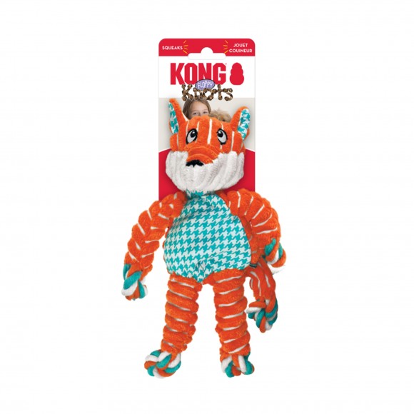Brinquedo Para C�o Raposa Floppy Com N�s S/M KONG