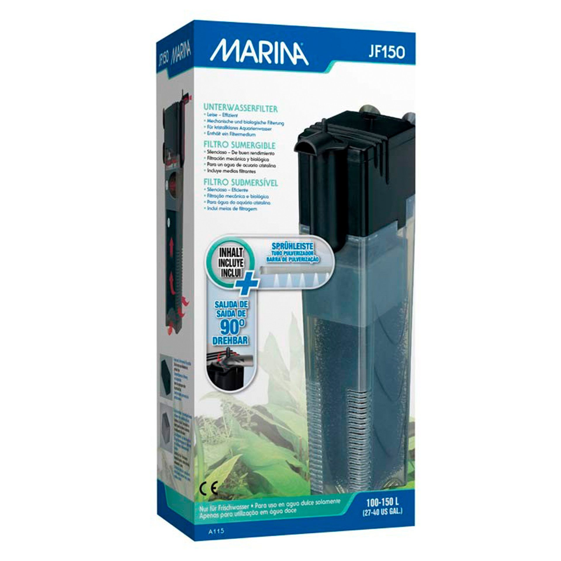 Filtro Para Aquário Jet Flo 150 MARINA